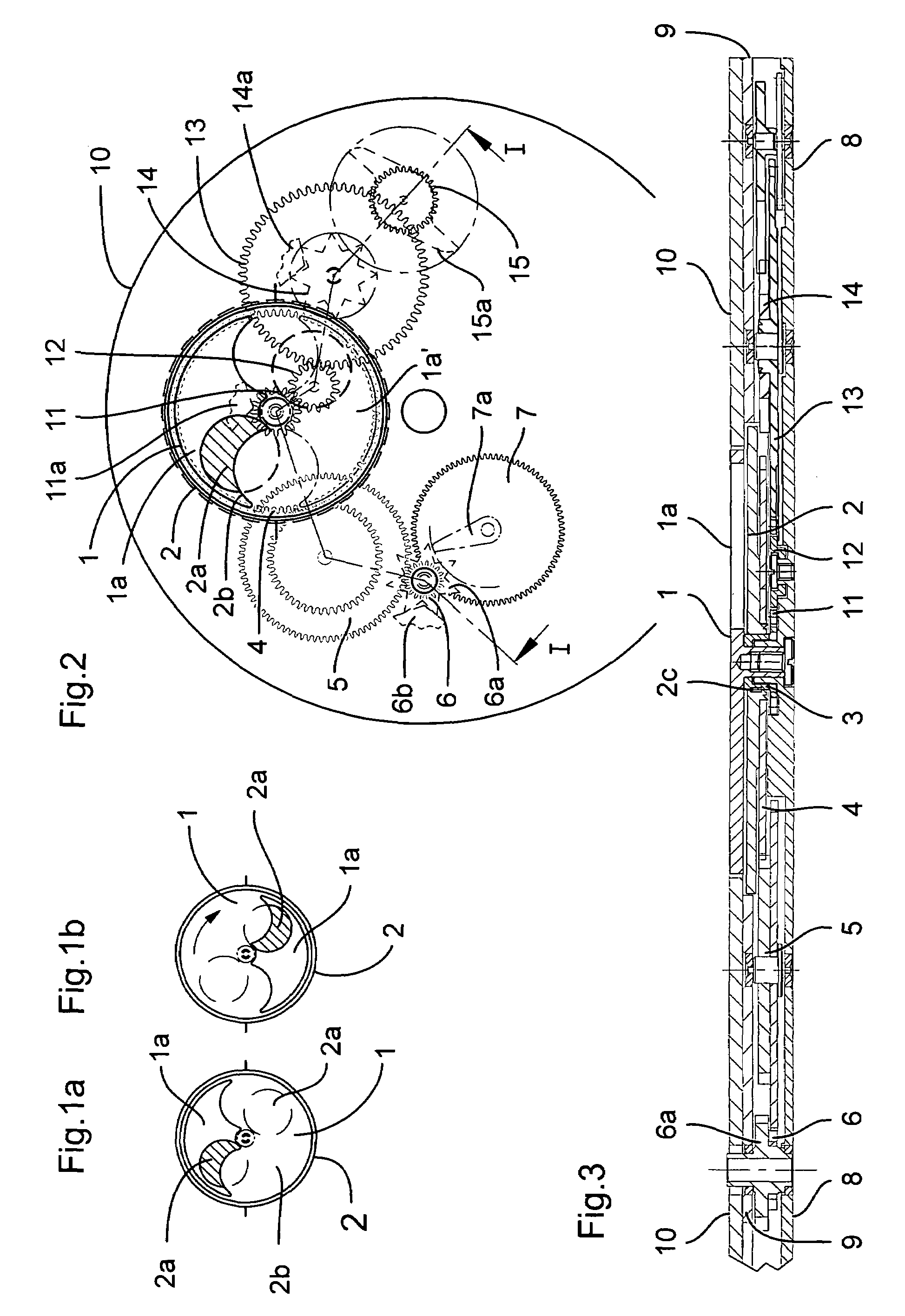 Lunar phase display mechanism