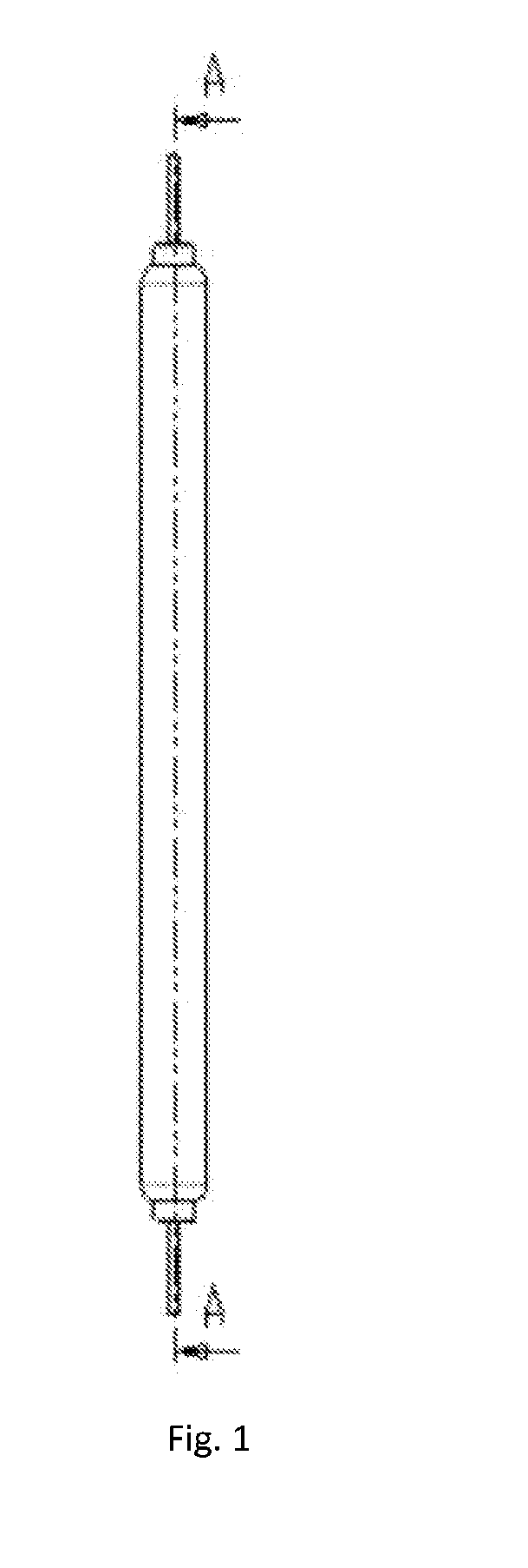 Device for heating and/or vaporizing a fluid such as water