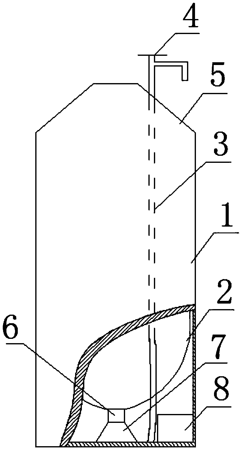 Cigarette butt collection device capable of extinguishing cigarette butts