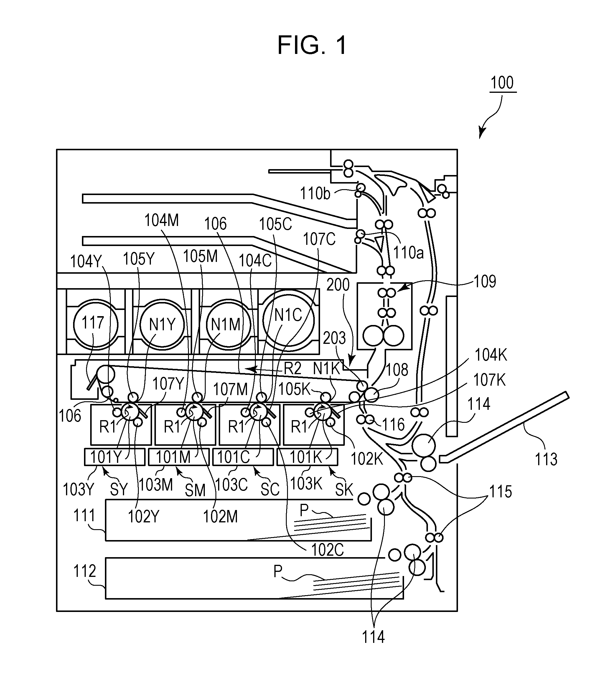 Belt conveying device and image forming apparatus