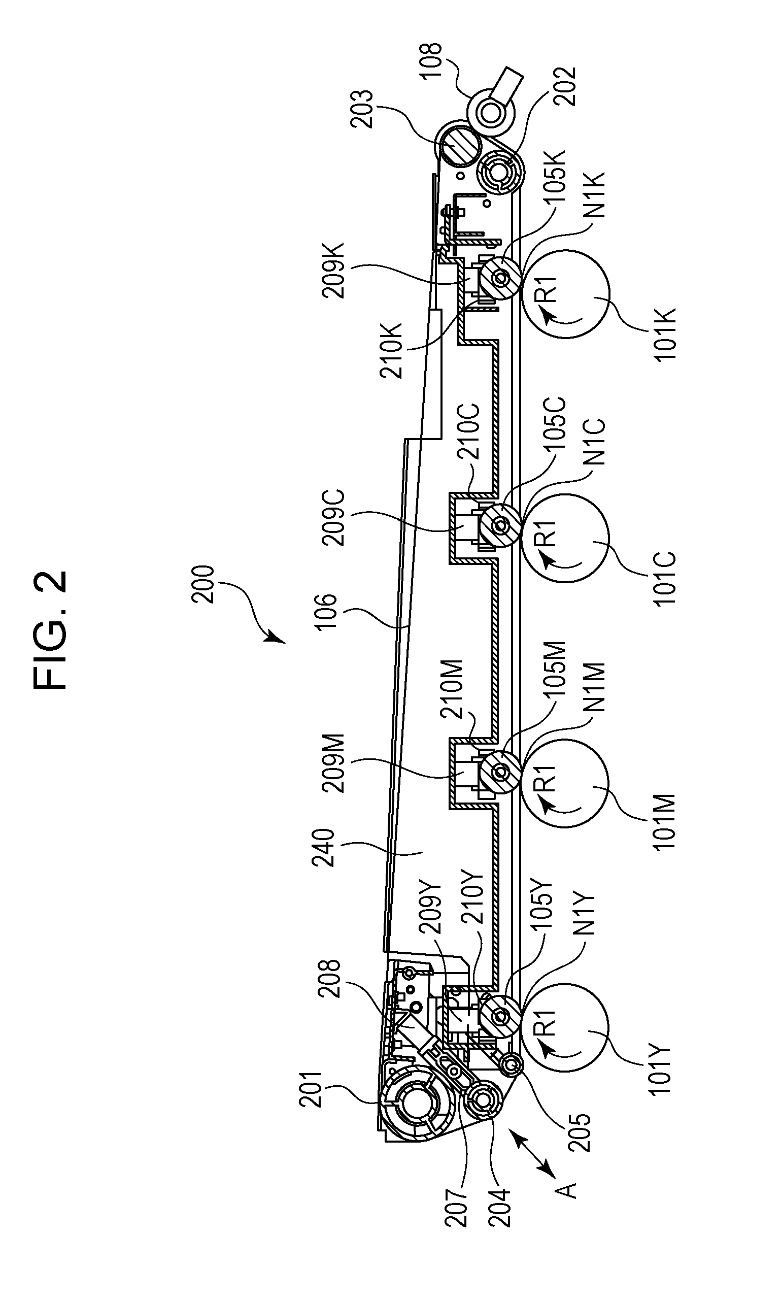 Belt conveying device and image forming apparatus