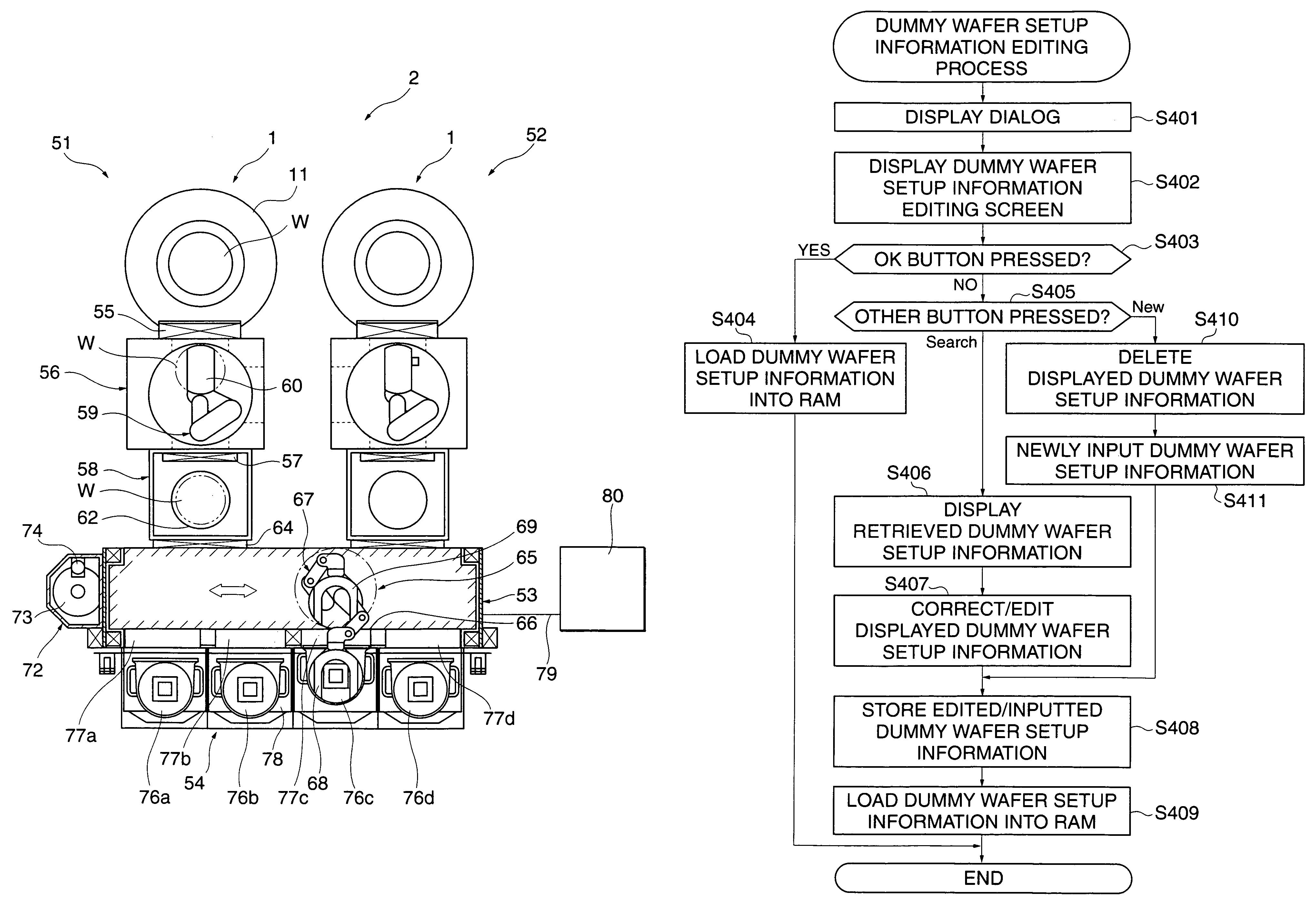 Substrate processing apparatus, control method for the apparatus, and program for implementing the method