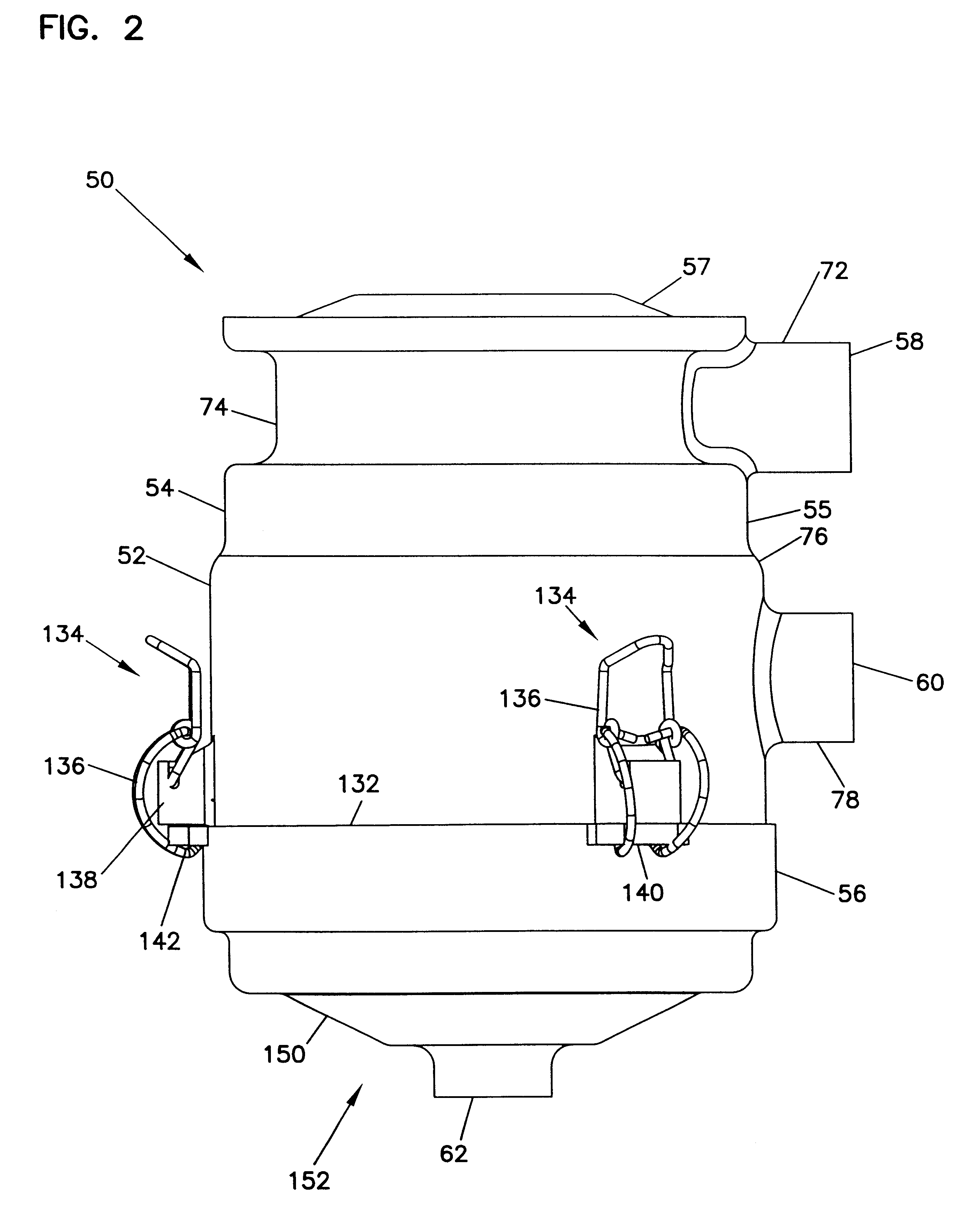 Aerosol separator; and method