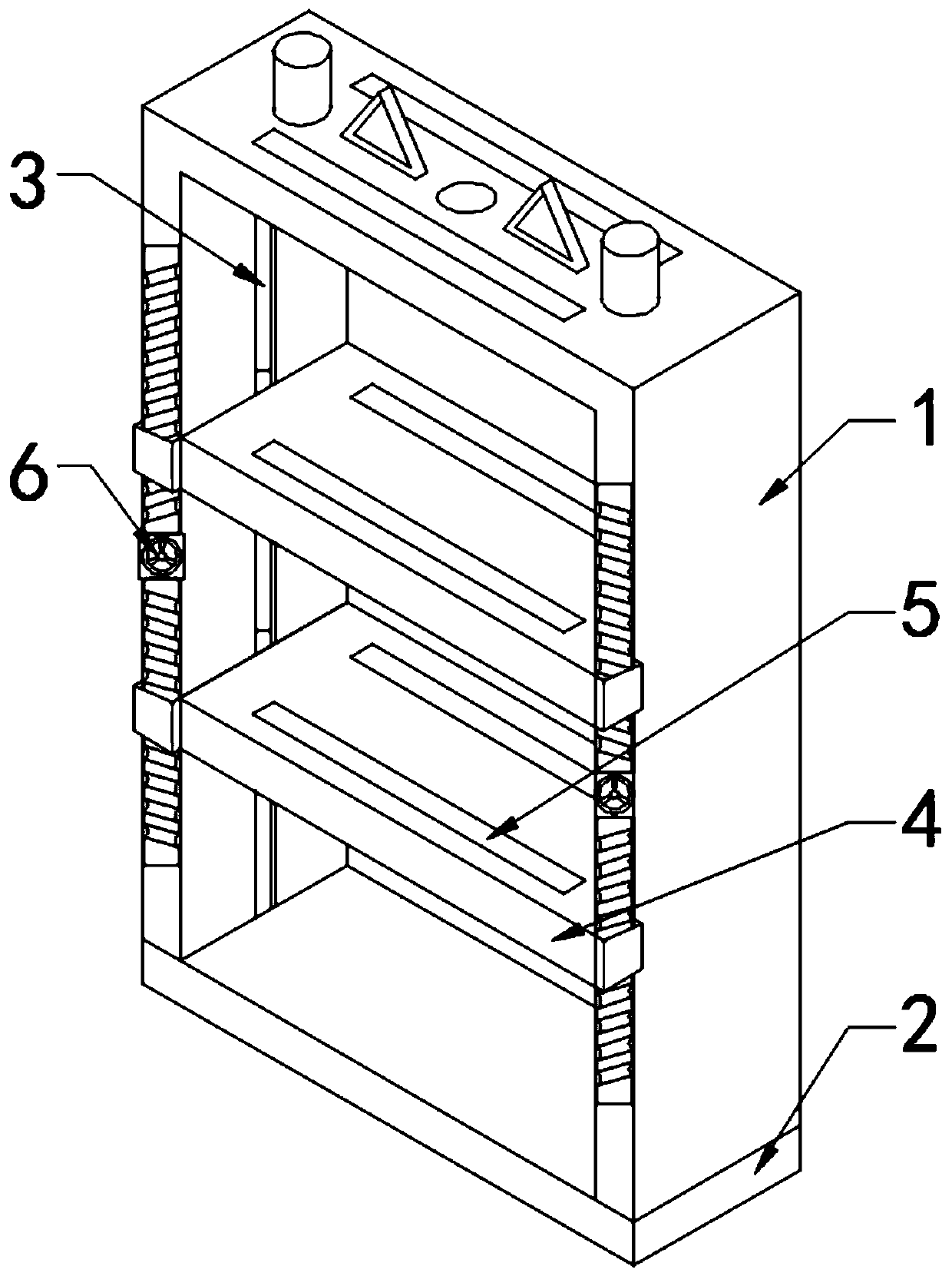 Frame for flat core cladding metal spraying