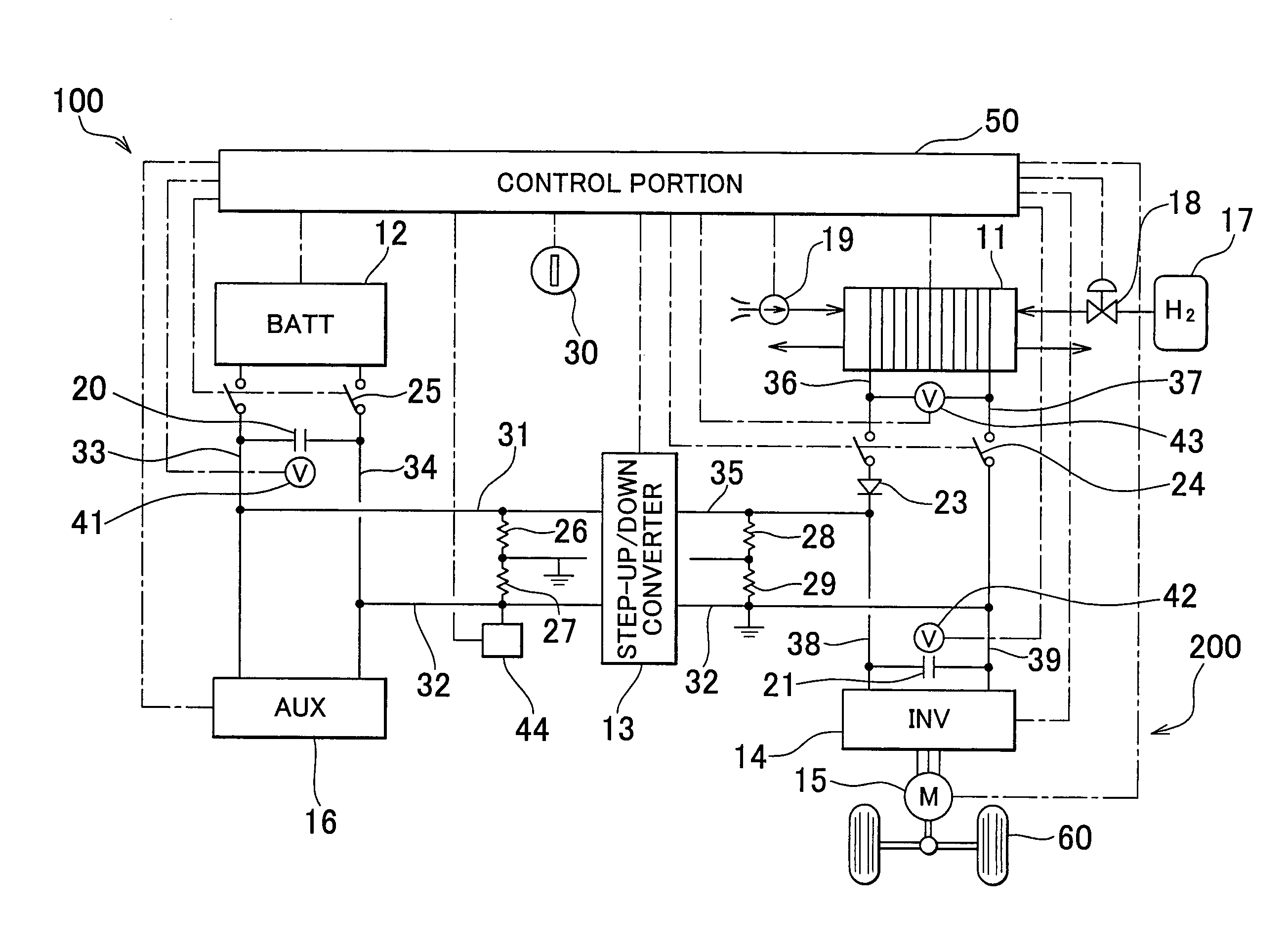 Fuel cell system, control method for the fuel cell system, and electric vehicle equipped with the fuel cell system