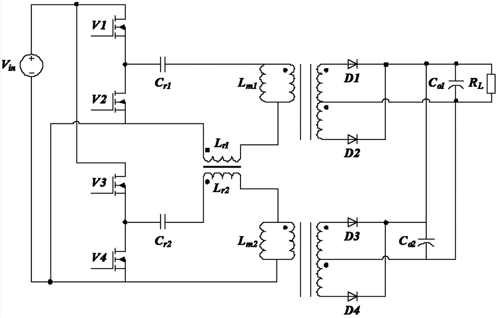 Multi-phase alternating resonant converter