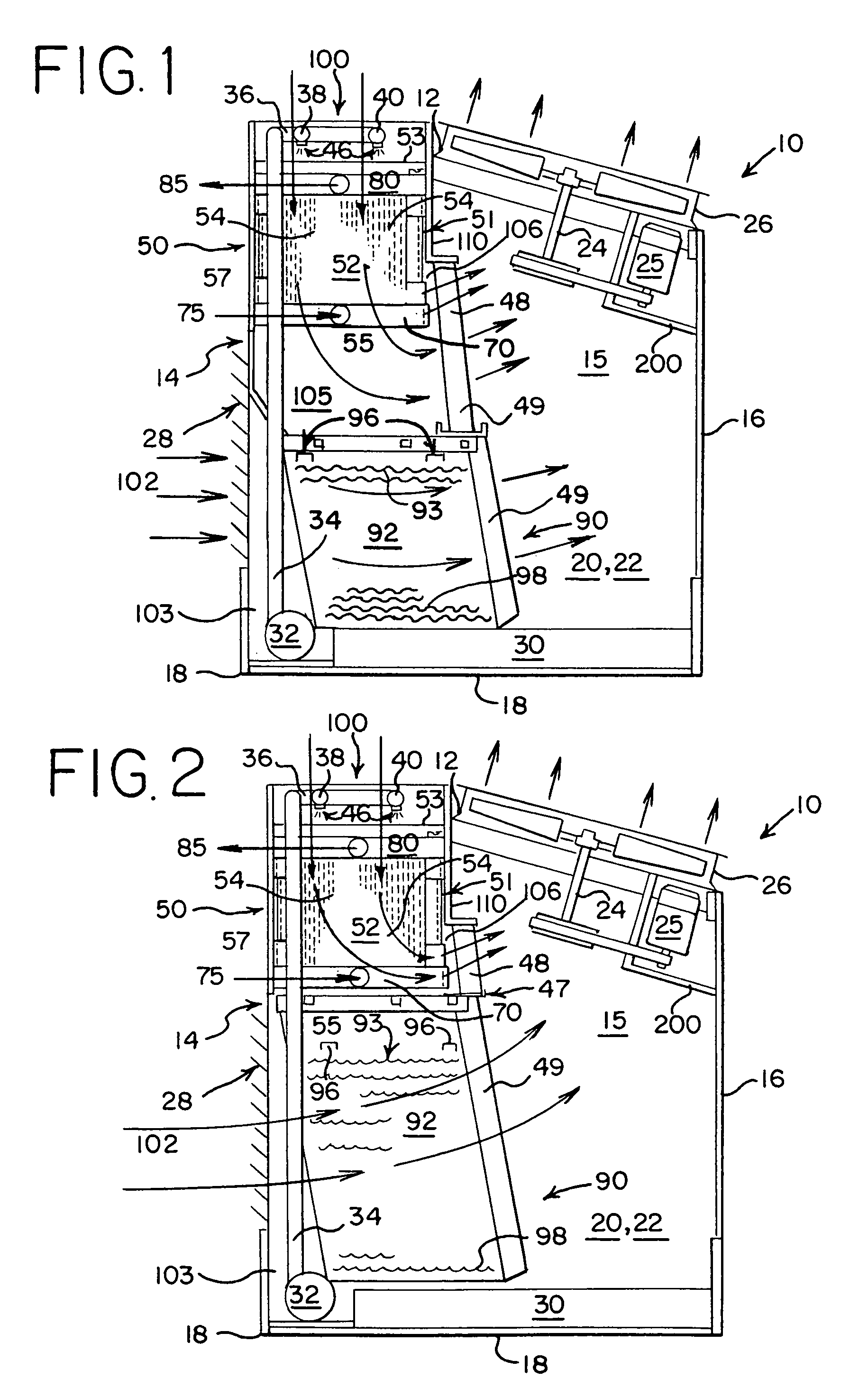 Heat transfer tube assembly with serpentine circuits