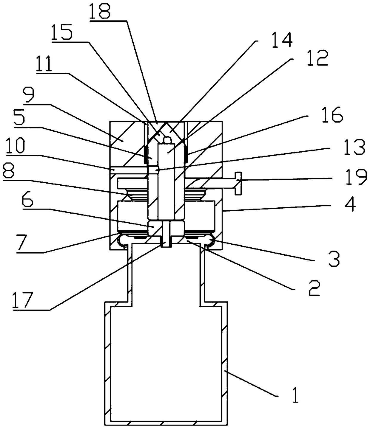 Police sprayer nozzle