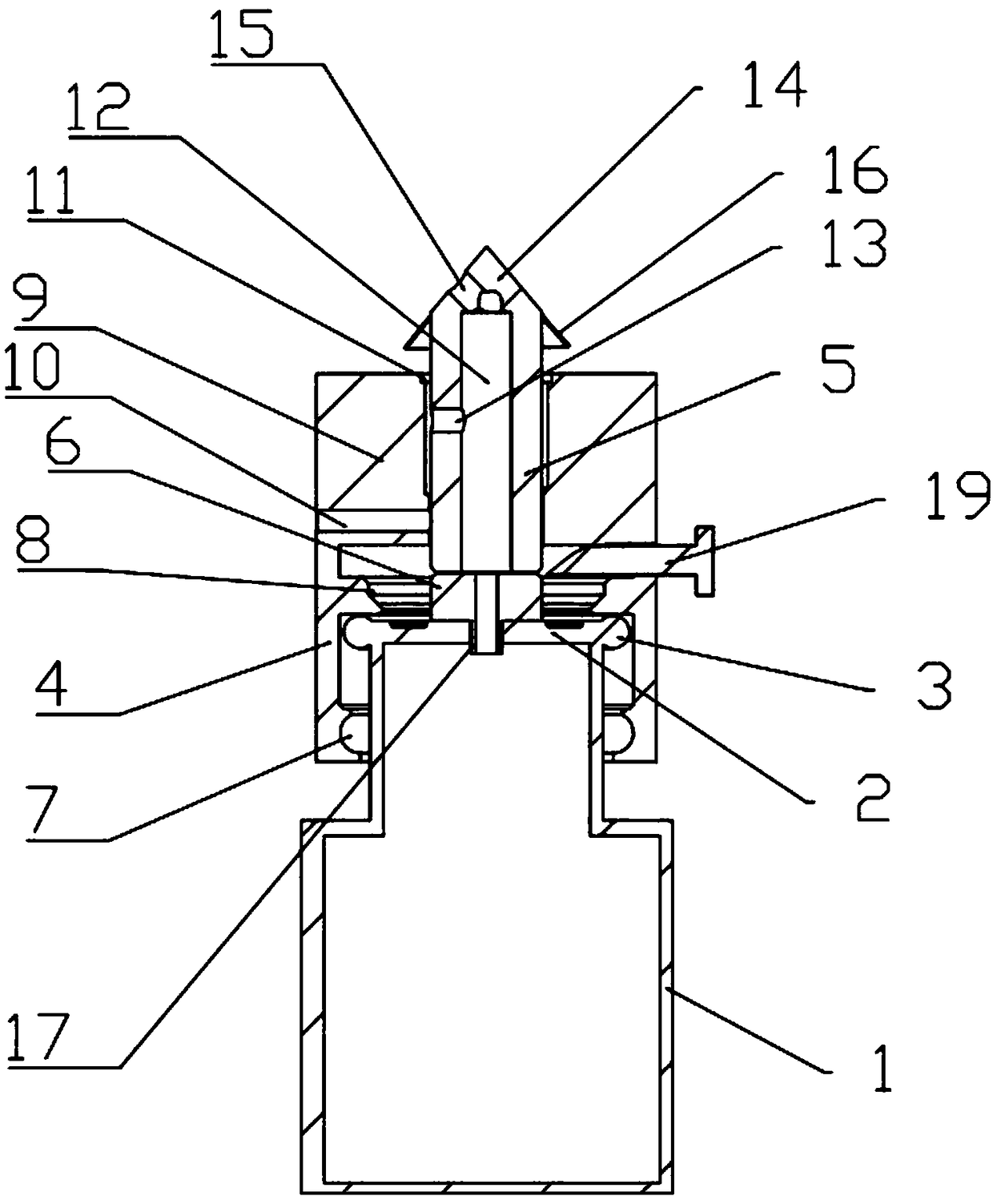 Police sprayer nozzle