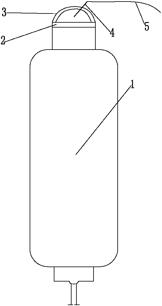 Non-electric-driving portable infusion device