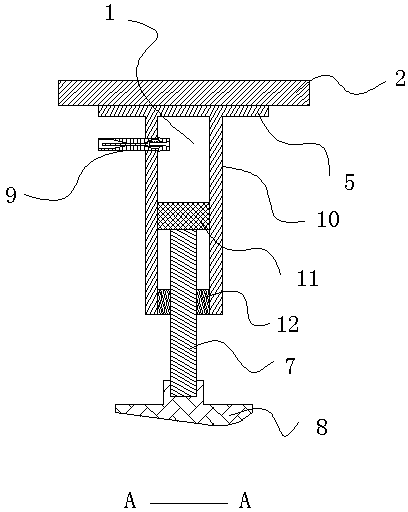 Vacuum tire built-in tire bursting emergency device with air cylinders