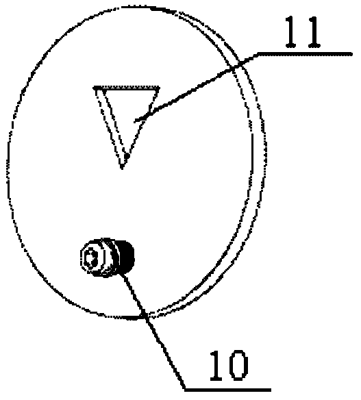 Device and method for measuring rotation angle and wave height of metal wire