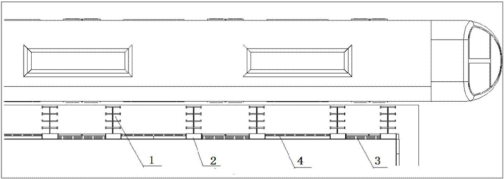 Retractable safety protection device for platform gate system