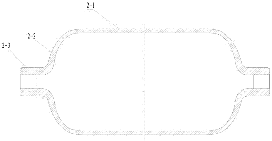 Processing technology of large-volume thick-walled high-pressure hydrogen storage steel liner