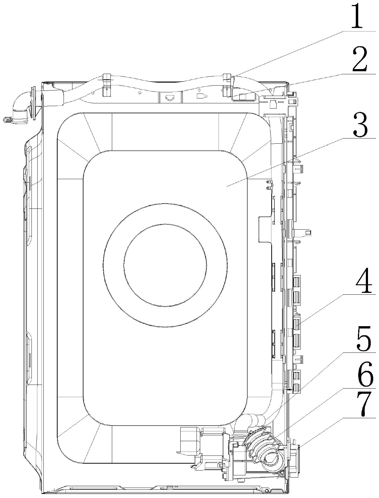 Drainage device of washing machine