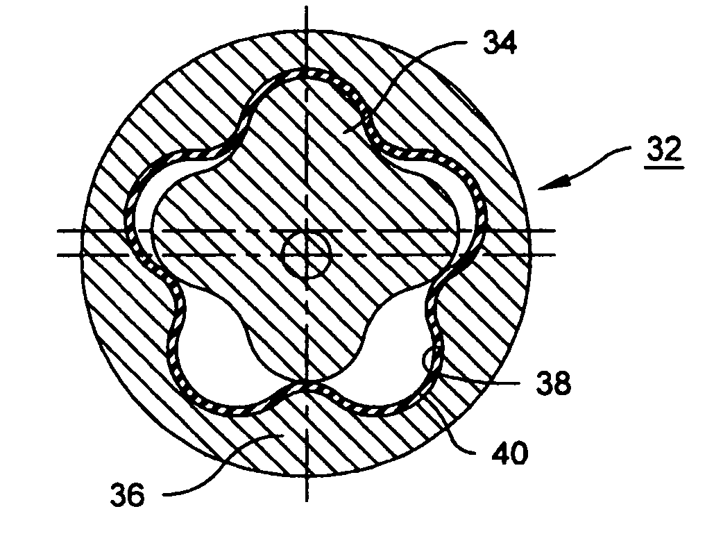 Progressive cavity pump/motor stator, and apparatus and method to manufacture same by electrochemical machining