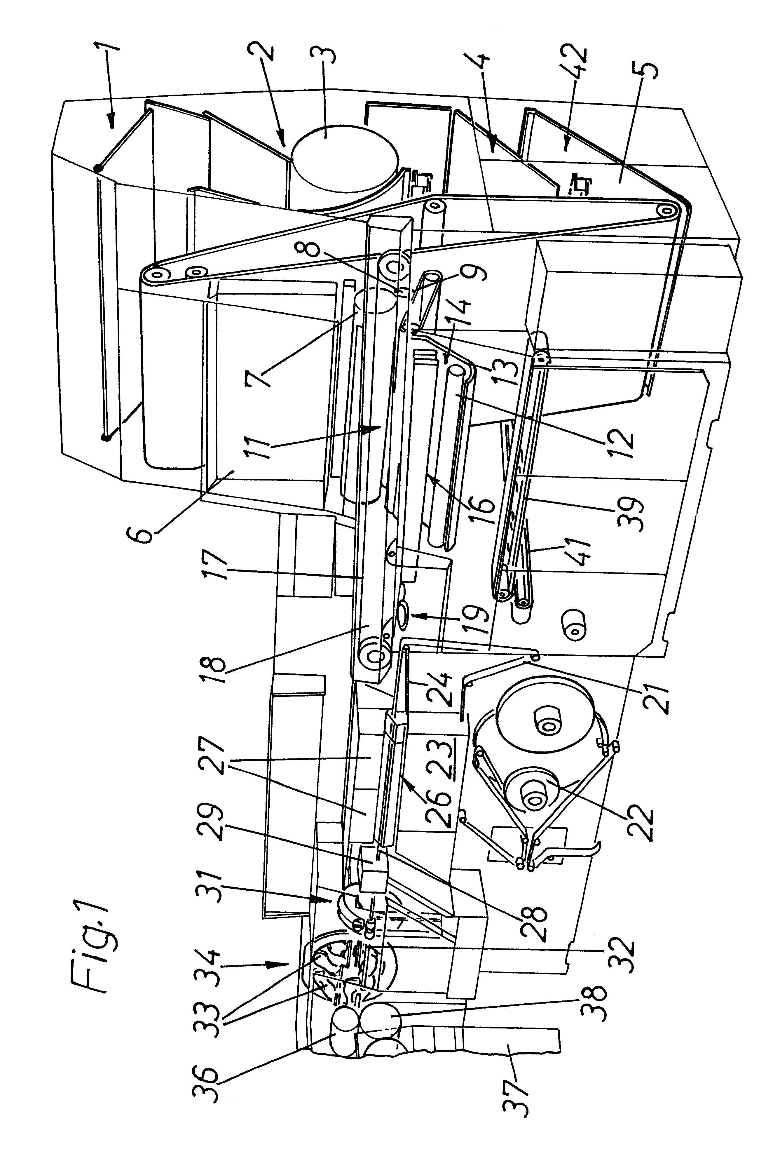 Apparatus for applying printed matter to webs of wrapping material for smokers' products