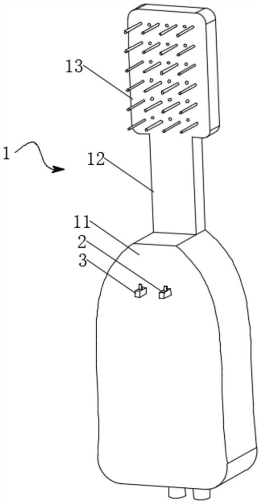 Toothbrush with flushing and sucking mechanism for critical patient