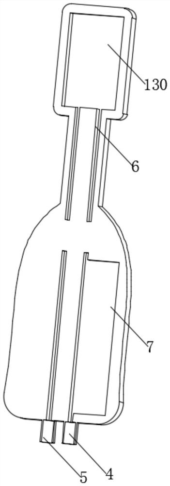 Toothbrush with flushing and sucking mechanism for critical patient