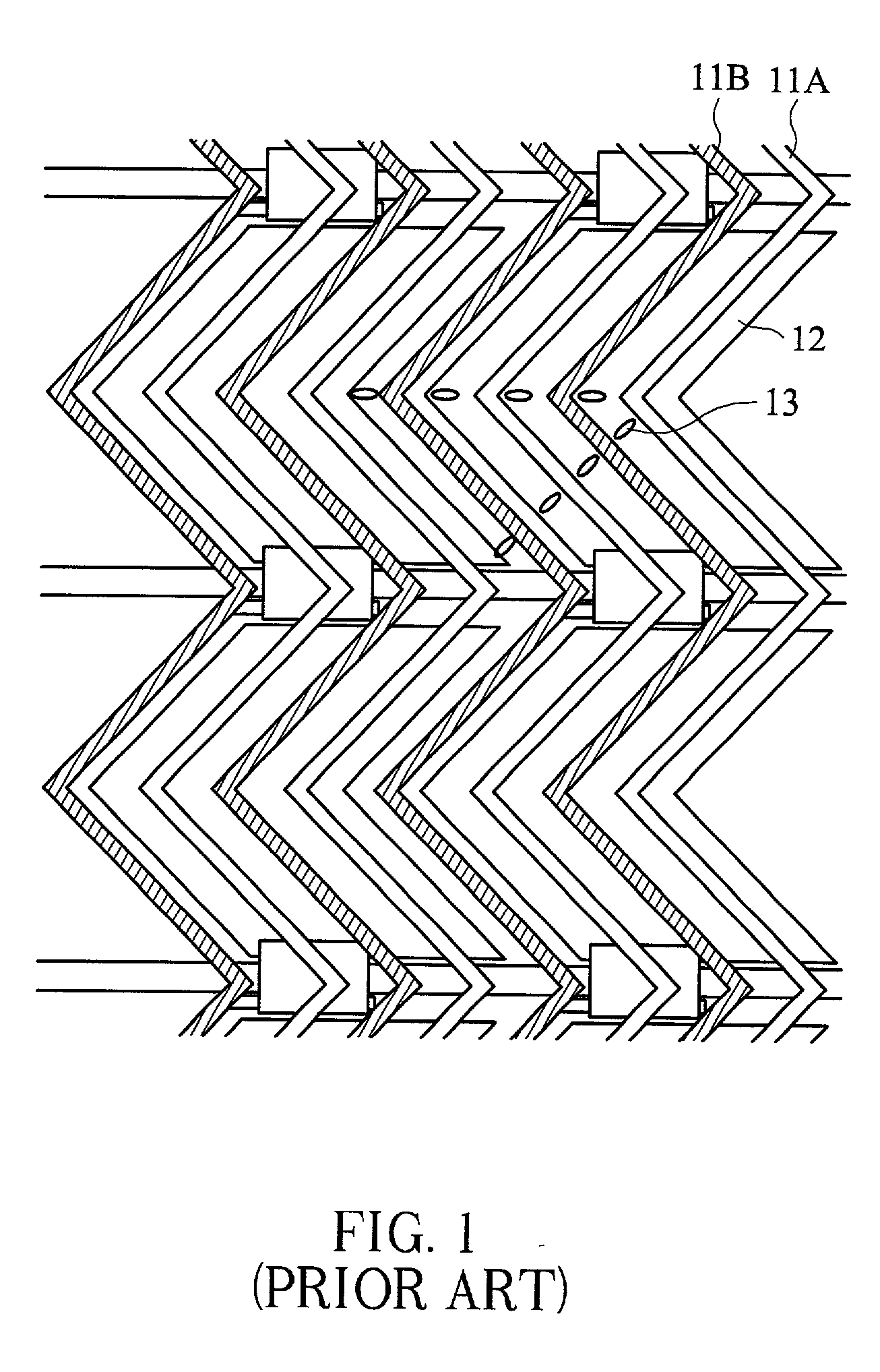 Multi-domain vertical alignment liquid crystal display with wide viewing angle