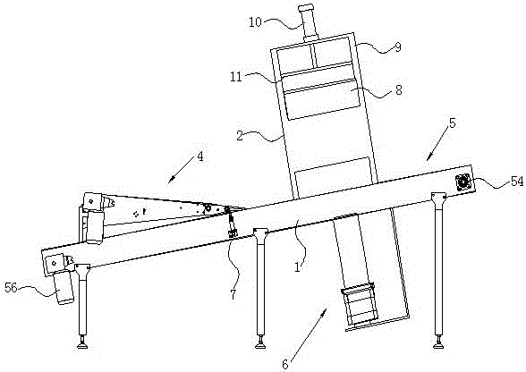 A press forming device for large concrete bricks