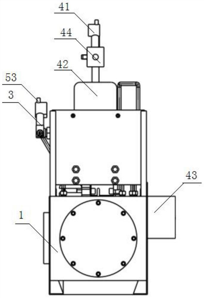 Hydrostatic pressure guide rail oil supply device