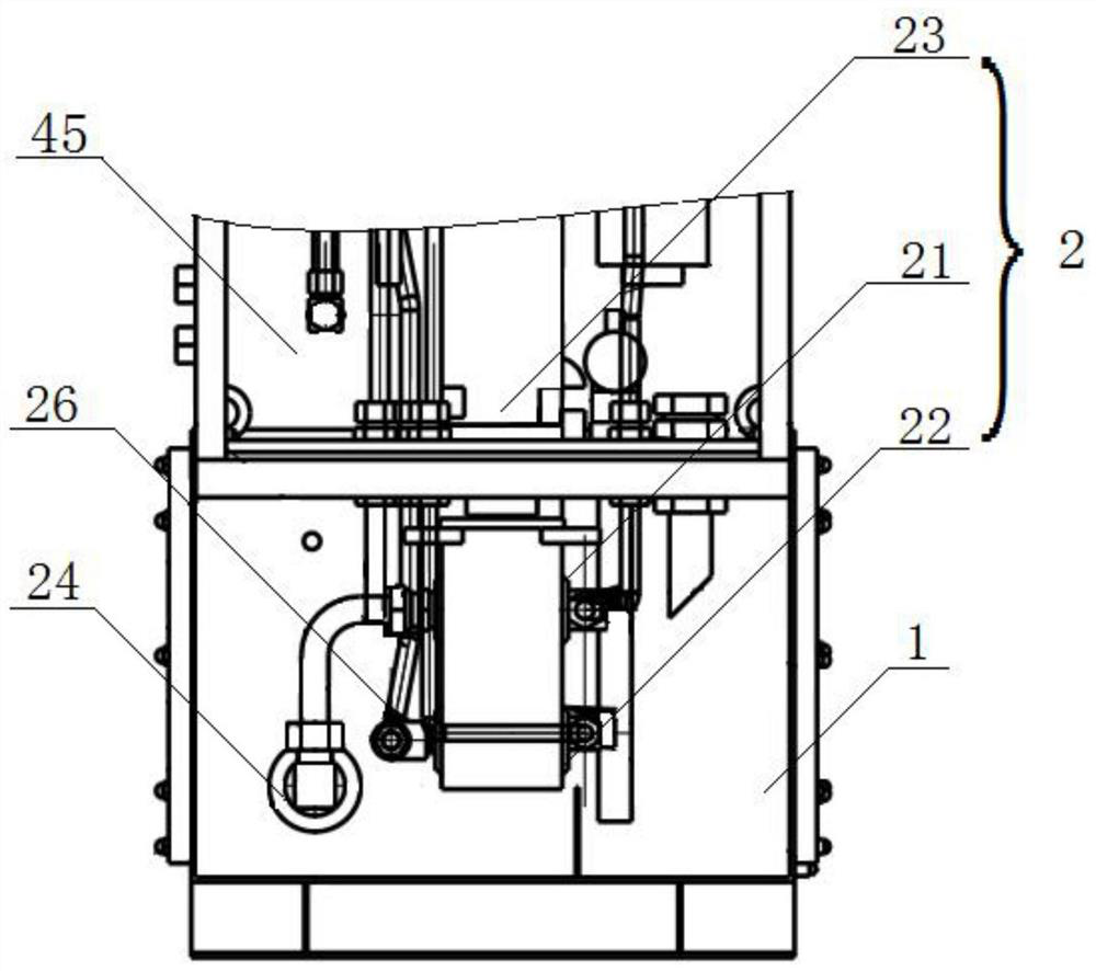 Hydrostatic pressure guide rail oil supply device