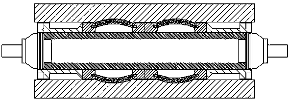 Composite cloth guide roller