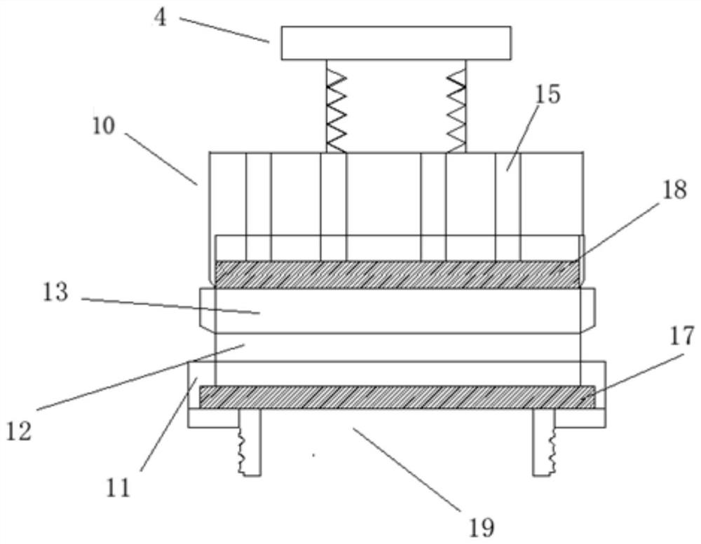 Consolidation compressor for testing dry-wet cycle characteristics of expansive soil