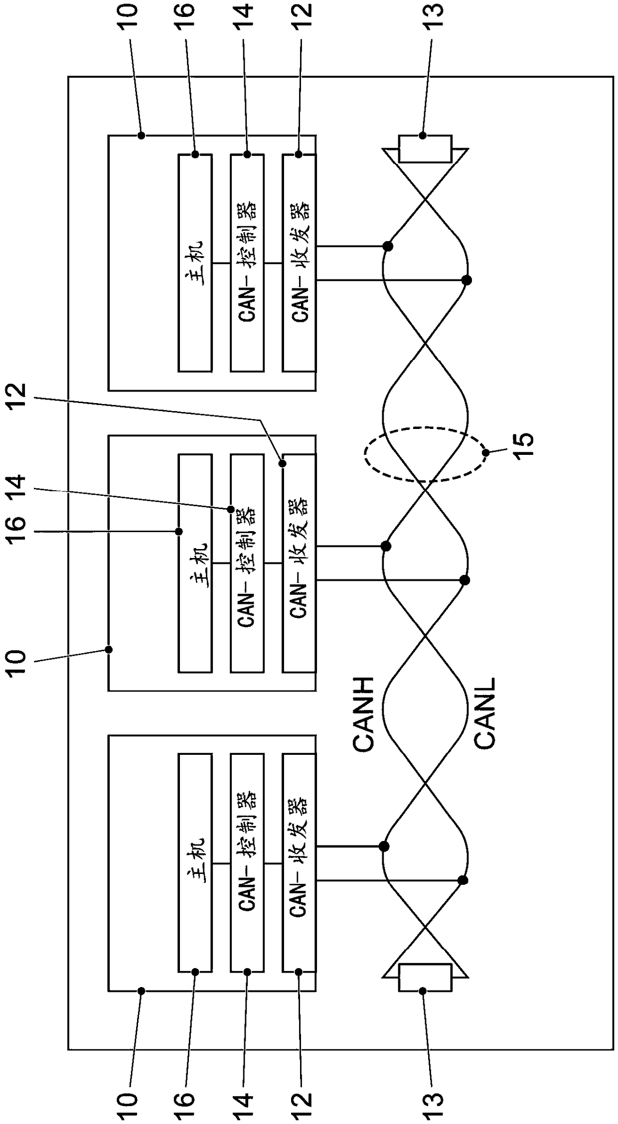 Method for transmitting data via a serial communication bus, bus interface and computer program