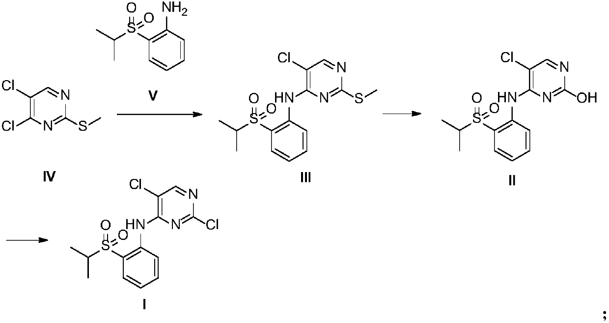 Ceritinib intermediate and preparation method thereof