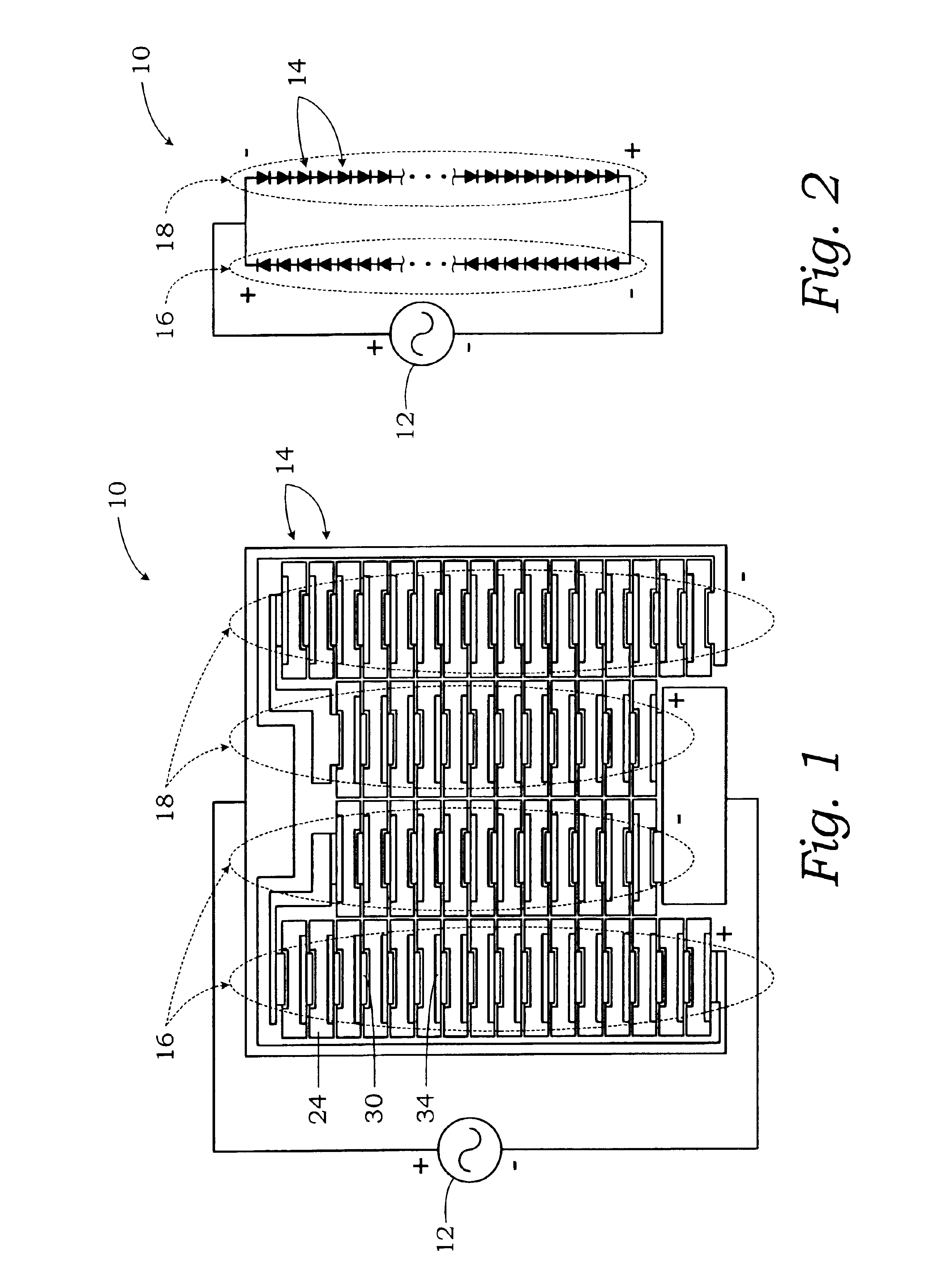 Light emitting diodes for high AC voltage operation and general lighting
