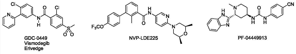 Novel antineoplastic compound containing pyrimidine skeleton and hedgehog pathway antagonist activity