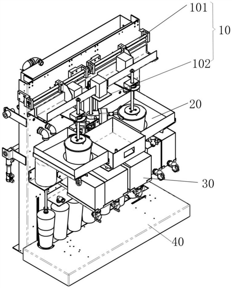 Full-automatic milk tea brewing and blending machine