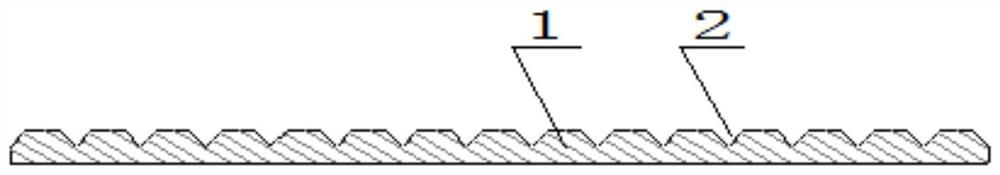 Half-hole spunlace non-woven cloth and preparation method thereof