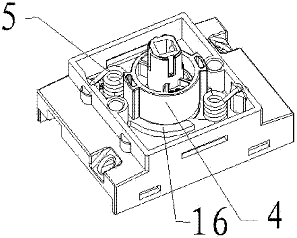 An operating mechanism of a rotary switch and a rotary switch having the operating mechanism