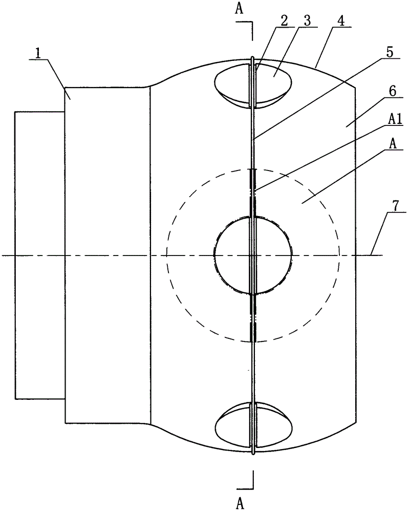 Clamp for grinding spherical gaskets