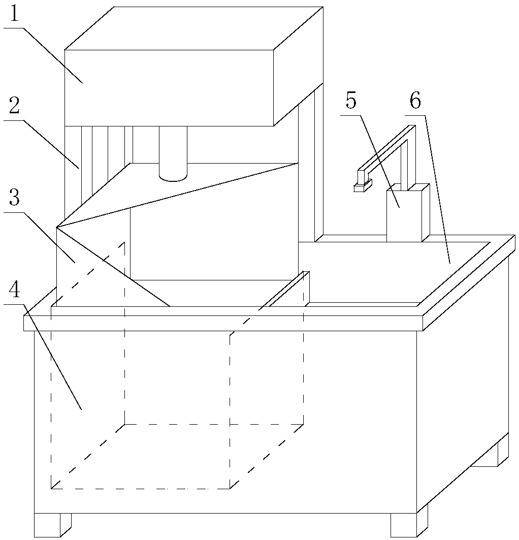 Ultrasonic transducer dishwasher with double-layer lifting-basket structure