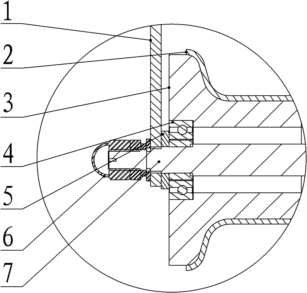 Track walking wheel and illuminating lamp using the same