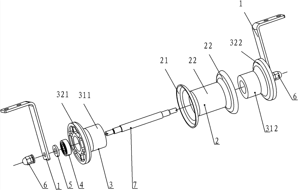 Track walking wheel and illuminating lamp using the same