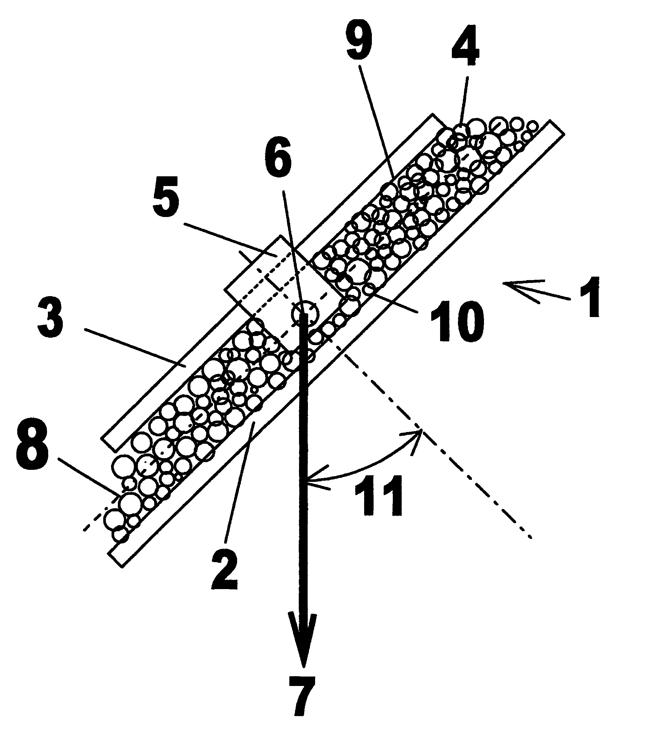 Apparatus and test procedure for measuring the cohesive, adhesive, and frictional properties of bulk granular solids