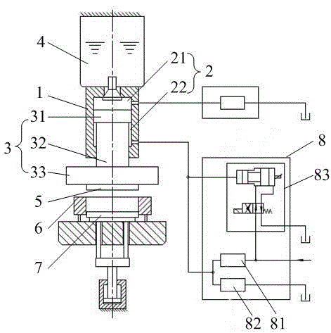 Green brick gas-exhaust mechanism and method controlled by volume cylinder
