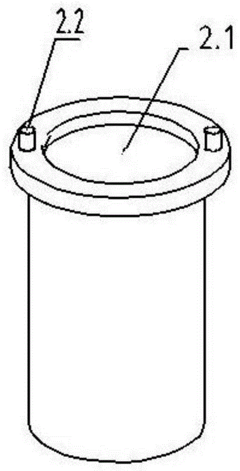 Perforating equipment for medical centrifugation machine shell front-cover side aperture