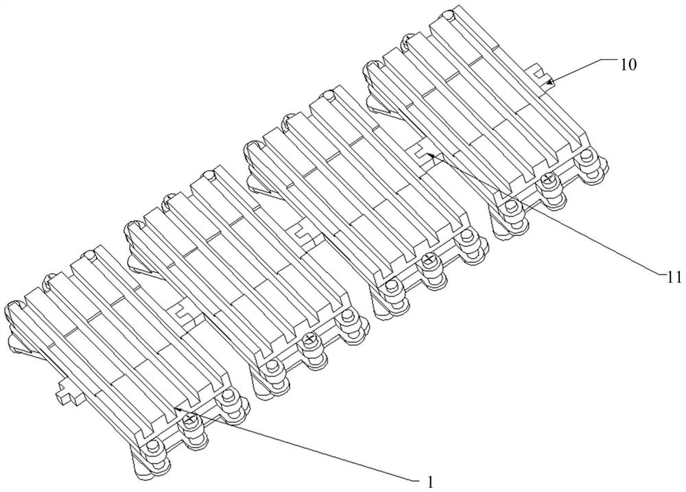 A wooden floor structure support device with leveling function