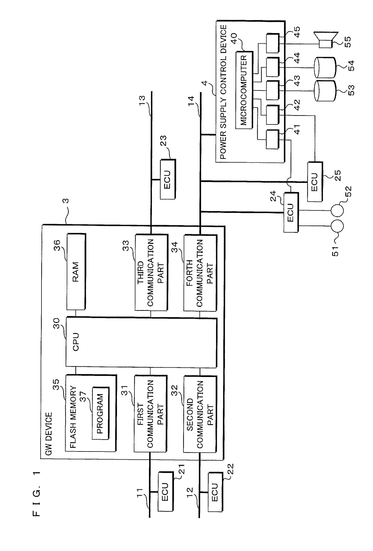 Communication system, relay device, and method for controlling power supply