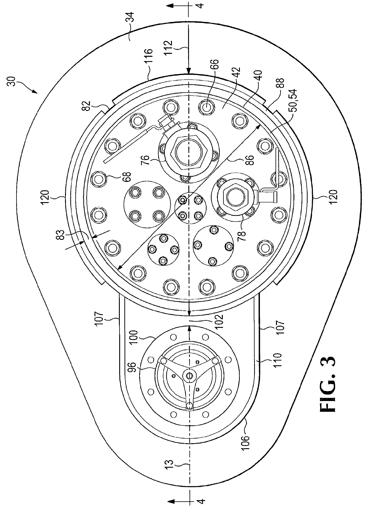 Protective structure for tank top fittings