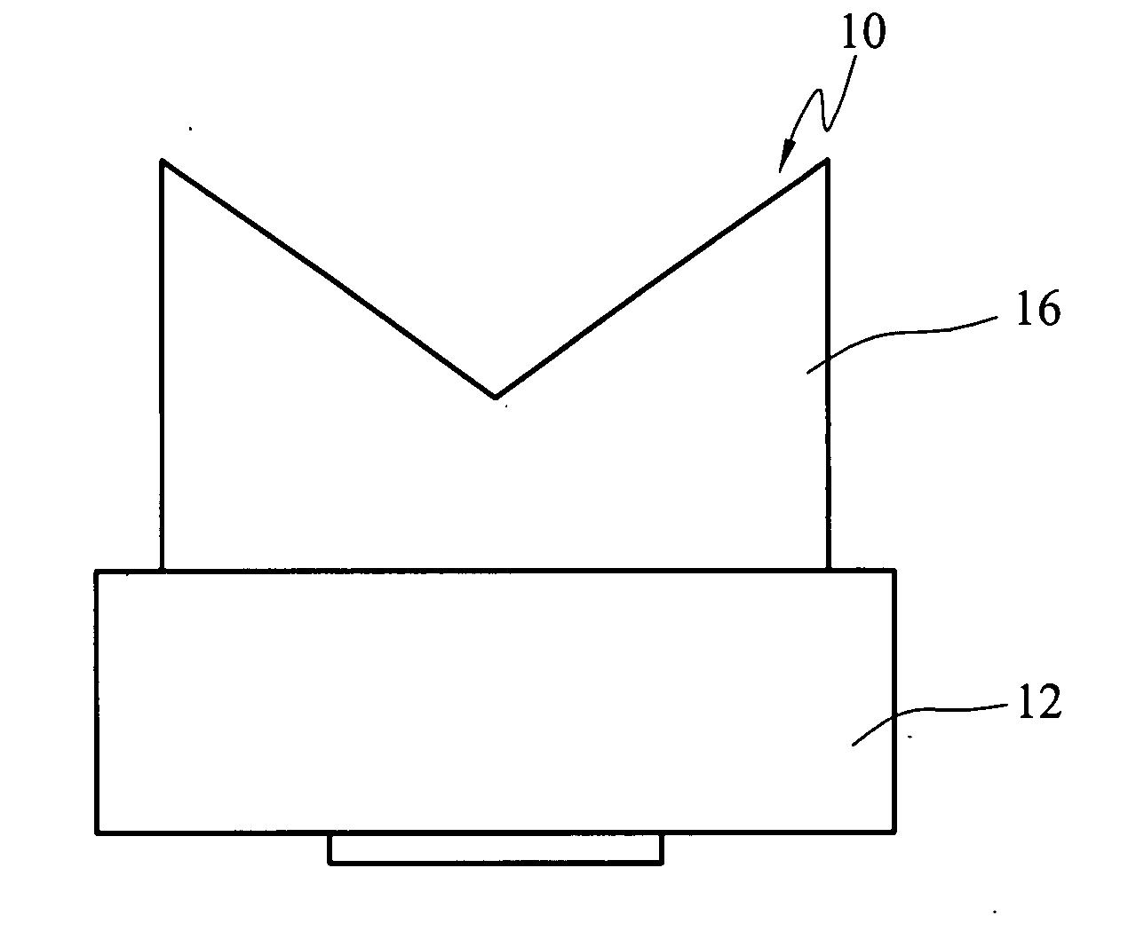 Lens cap and light emitting diode package structure using the same