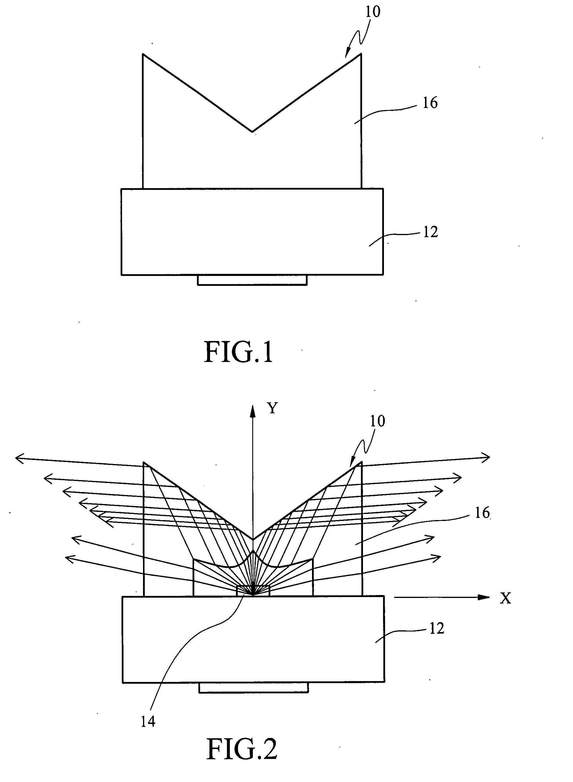 Lens cap and light emitting diode package structure using the same