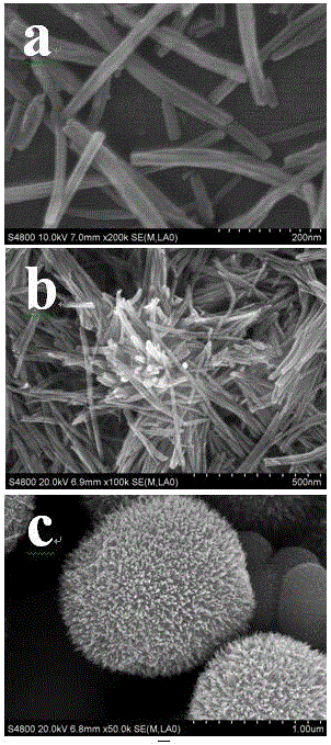 Multi-morphology metal-doped W18O49 electrocatalyst and application thereof to hydrogen production by water electrolysis