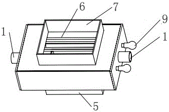 A gas grid filter mixer and method